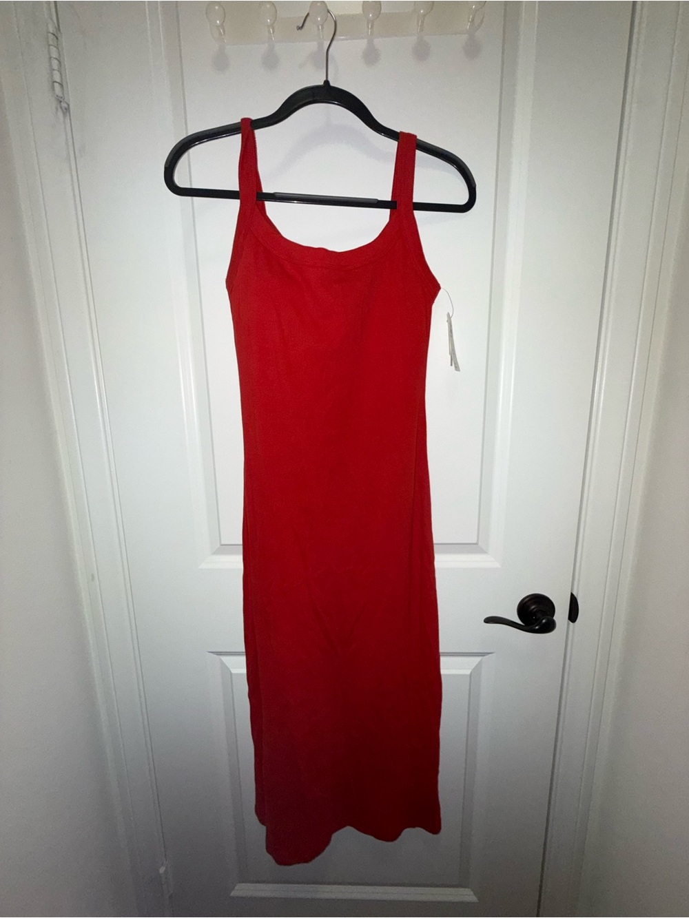 Abercrombie & Fitch Red Tank Maxi Dress